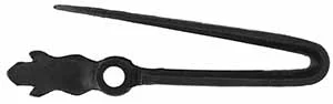 Frizzen spring for 1746 Willets ~ First Model Brown Bess, wax cast steel, drilled and tempered