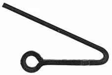 Frizzen Spring new style for Investarms Lyman Great Plains & Gemmer Hawken Rifle lock, flint right hand, 4-.7mm thread inside loop.