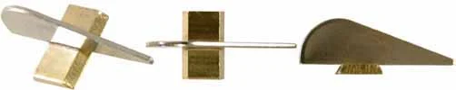 Front Sight,extra tall .050" thick silver blade,brass base