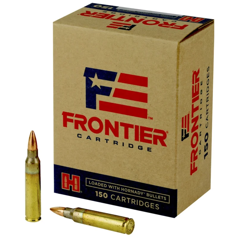 Frontier 223 Rem 55-Grain Rifle Ammunition – 150 Rounds