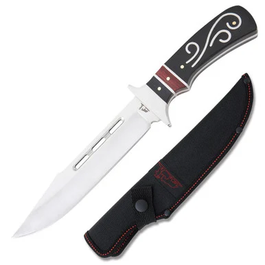 Frost Black Hills Fancy Fixed Blade Black Pakkawood 7 Inch FRBKH211