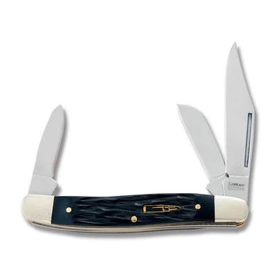 Frost Cutlery Caliber Black Jigged Bone Stockman FRCAL112BPB