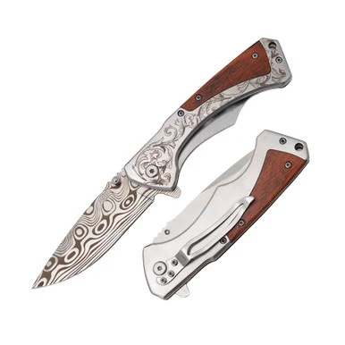 Frost Sharps Cutlery Fancy Cola Curves Linerlock Folding Knife