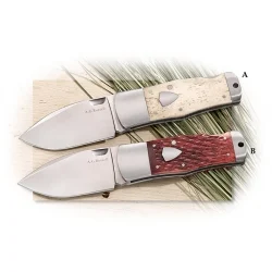 A.G. Russell 4″ Sunfish Lockback Bone Handle Scales