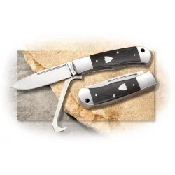 A. G. Russell Horseman’s Knife Black G-10
