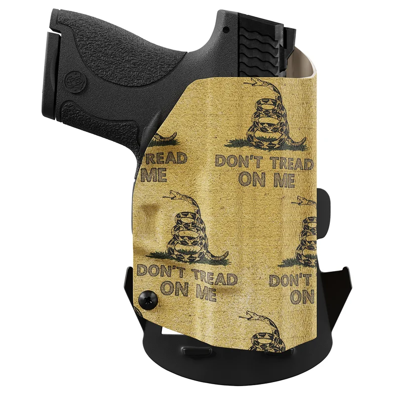 Gadsden Flag Don’t Tread on Me Custom Printed Holster – OWB Kydex Holster