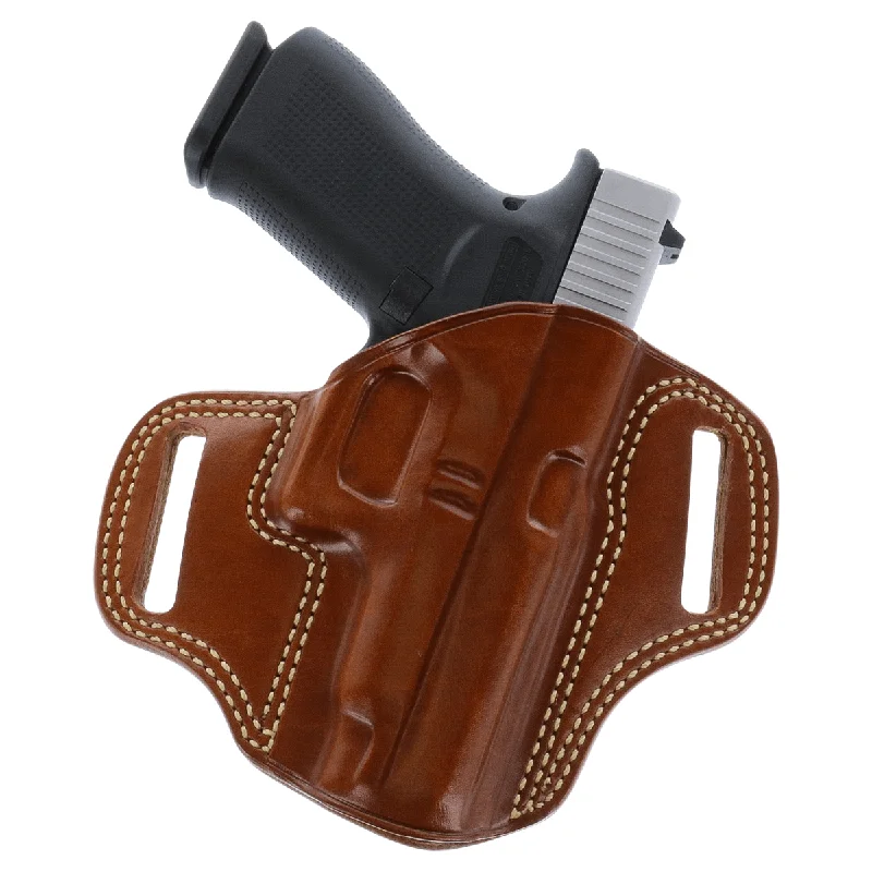 Galco CM880 Combat Master OWB Tan Leather Belt Slide Fits Springfield XDM 4.5″ Right Hand
