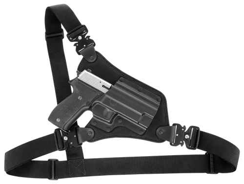 Galco High Ready Chest Holster, Black, Fits 1911