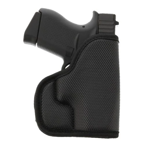 Galco SOU436B StukOn-U Black Gripper Shell Pocket Fits Ruger LCP/LCP II Ambidextrous