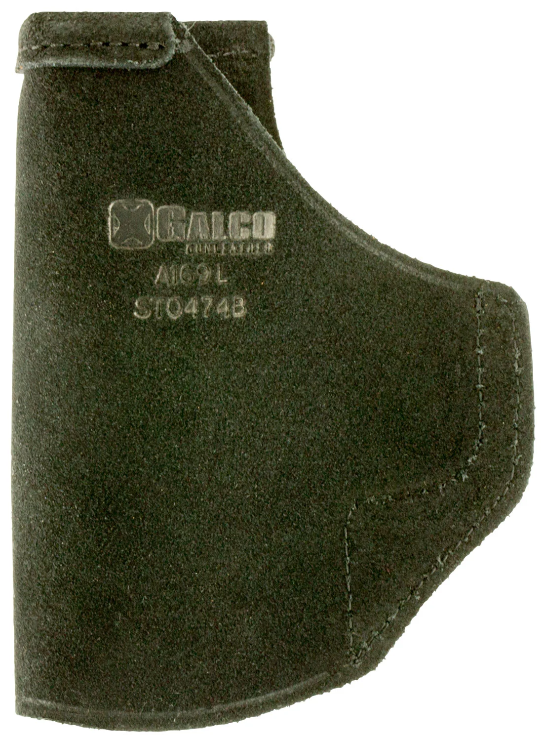 Galco STO474B Stow-N-GoIWB Black Leather Belt Clip Fits S&W M&P Compact/S&W M&P 2.0 Subcompact/Savage Stance Right Hand