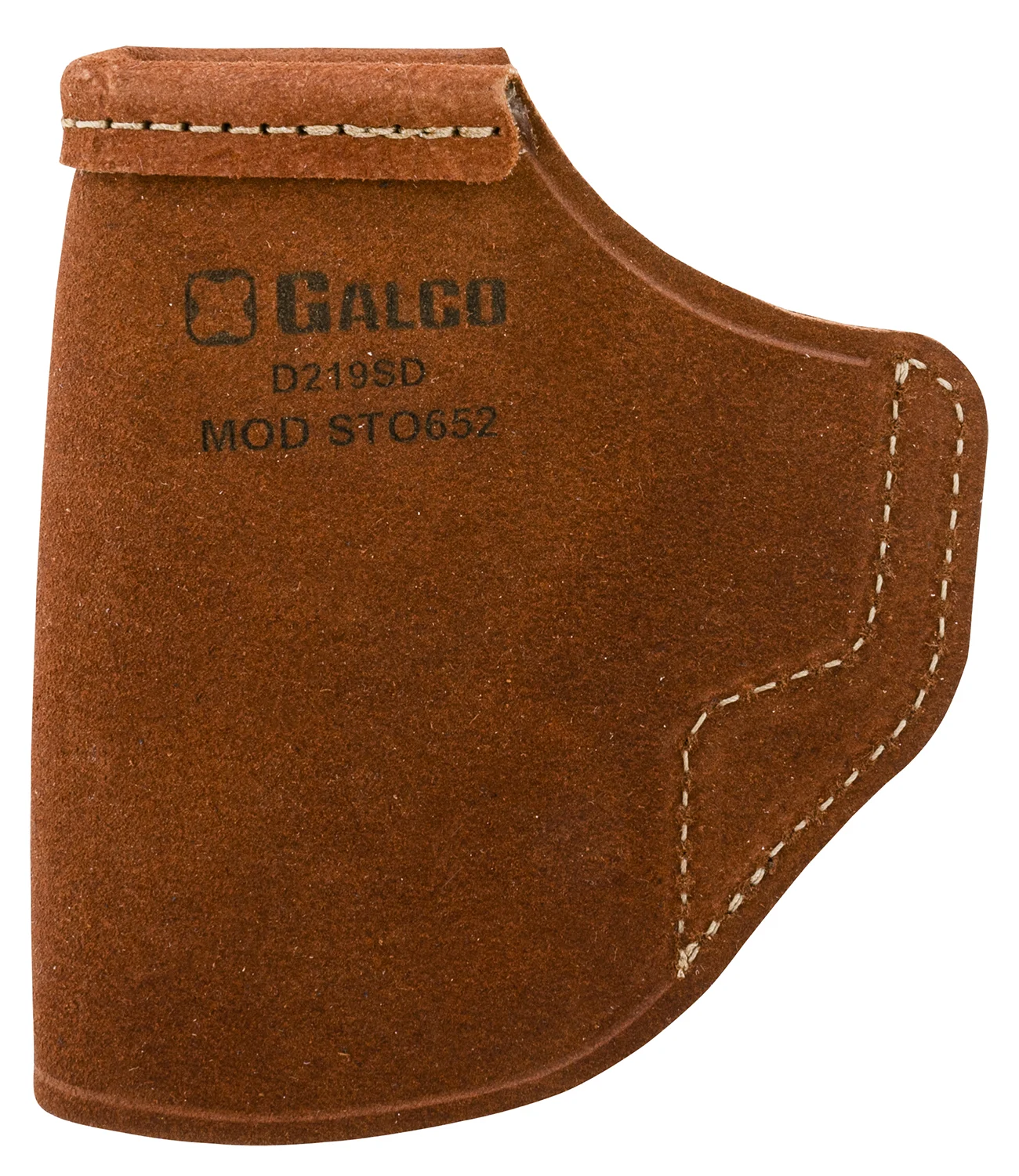 Galco STO652 Stow-N-GoIWB Natural Leather Belt Clip Fits S&W M&P Shield/2.0/Walther PPS Right Hand