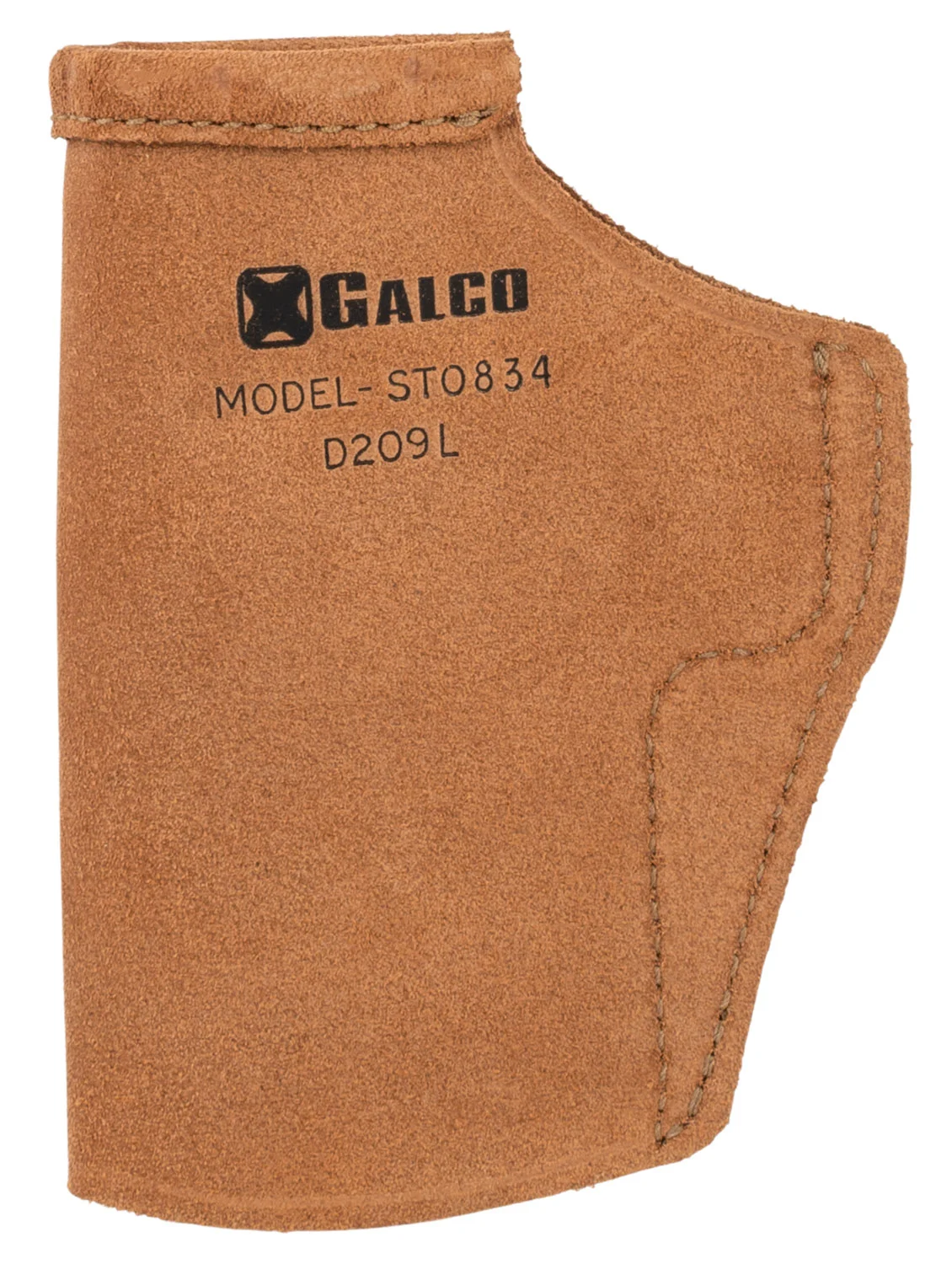 Galco STO834 Stow-N-GoIWB Natural Leather Compatible w/ Glock 48/48 MOS/S&W M&P Shield EZ Belt Clip Mount Right Hand