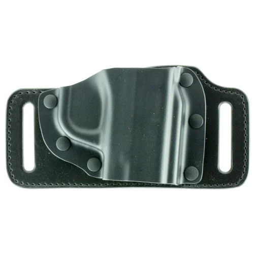 Galco TS652B TacSlide OWB Black Kydex/Leather Belt Slide Fits S&W M&P Shield Fits Ruger Max-9 Fits S&W M&P Shield 2.0 Right Hand