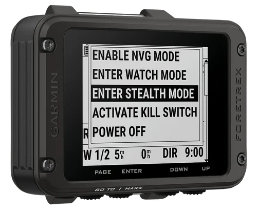 Garmin Fortex 801 GPS Navigation Black Monochrome MIP Display