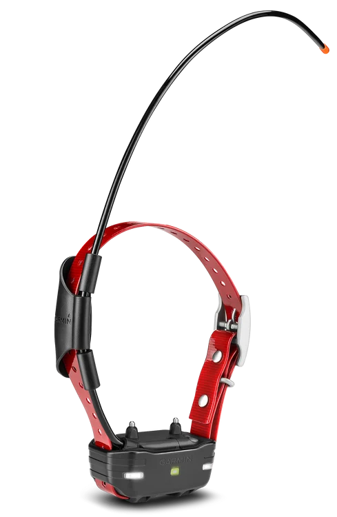 Garmin TB10 Dog Device Collar Red Tri-Tronics, Remote Operated LED Beacon Lights, Built-In BarkLimiter Rechargeable Li-ion 4 Mile Range