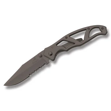 Gerber Paraframe I Folding Knife 3.01 Part Serr Clip Point Blade G8445