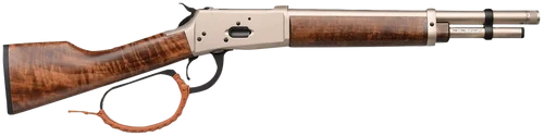 Gforce Arms Saddlehorn Mares Leg 357 Mag,12" Threaded Barrel, Nickel, Turkish Walnut, Thread Protector, 5rd