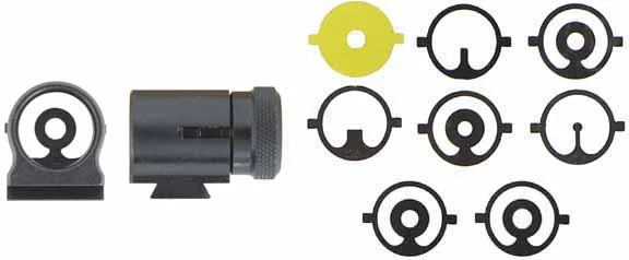 Globe Front Sight,standard .404" height,3/8" dovetail,with eight inserts