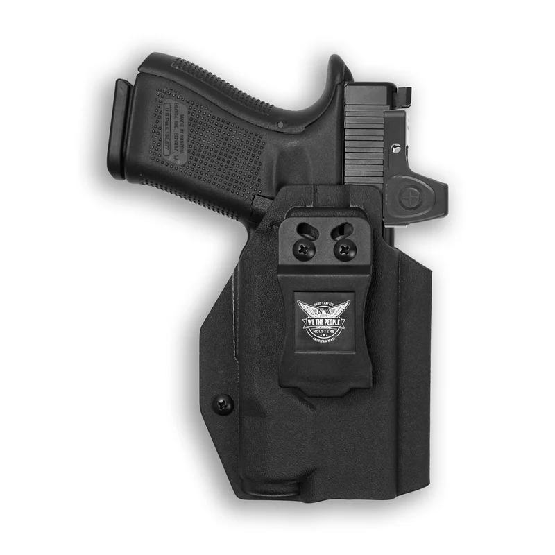 Glock 19/19X MOS with Inforce WILD1 Light Red Dot Optic Cut IWB Holster