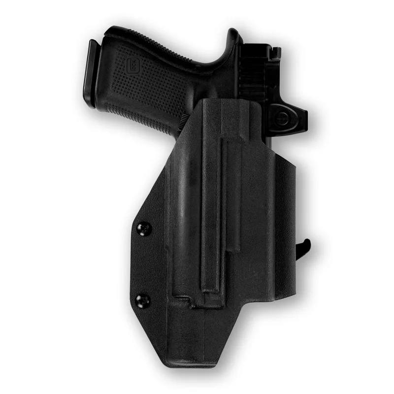 Glock 19/19X MOS with Surefire X300U-A Light Red Dot Optic Cut OWB Holster