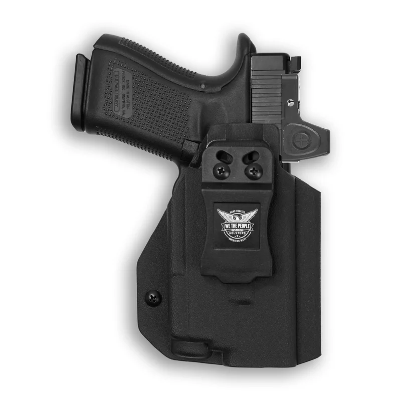Glock 23 Gen 1-4 MOS with Olight Baldr S Light Red Dot Optic Cut IWB Holster