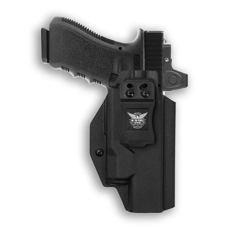 Glock 34 MOS with Inforce WILD1 Light Red Dot Optic Cut IWB Holster