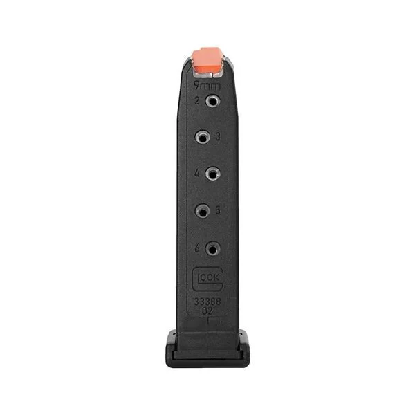 Glock 43 6 Round 9mm Flush Fit OEM Factory Magazine