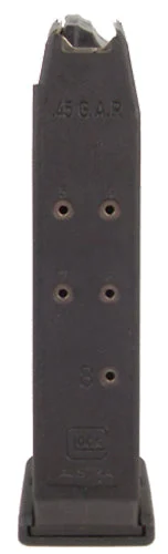 Glock MF38008 G38 8rd 45 GAP Black Polymer Handgun Magazine