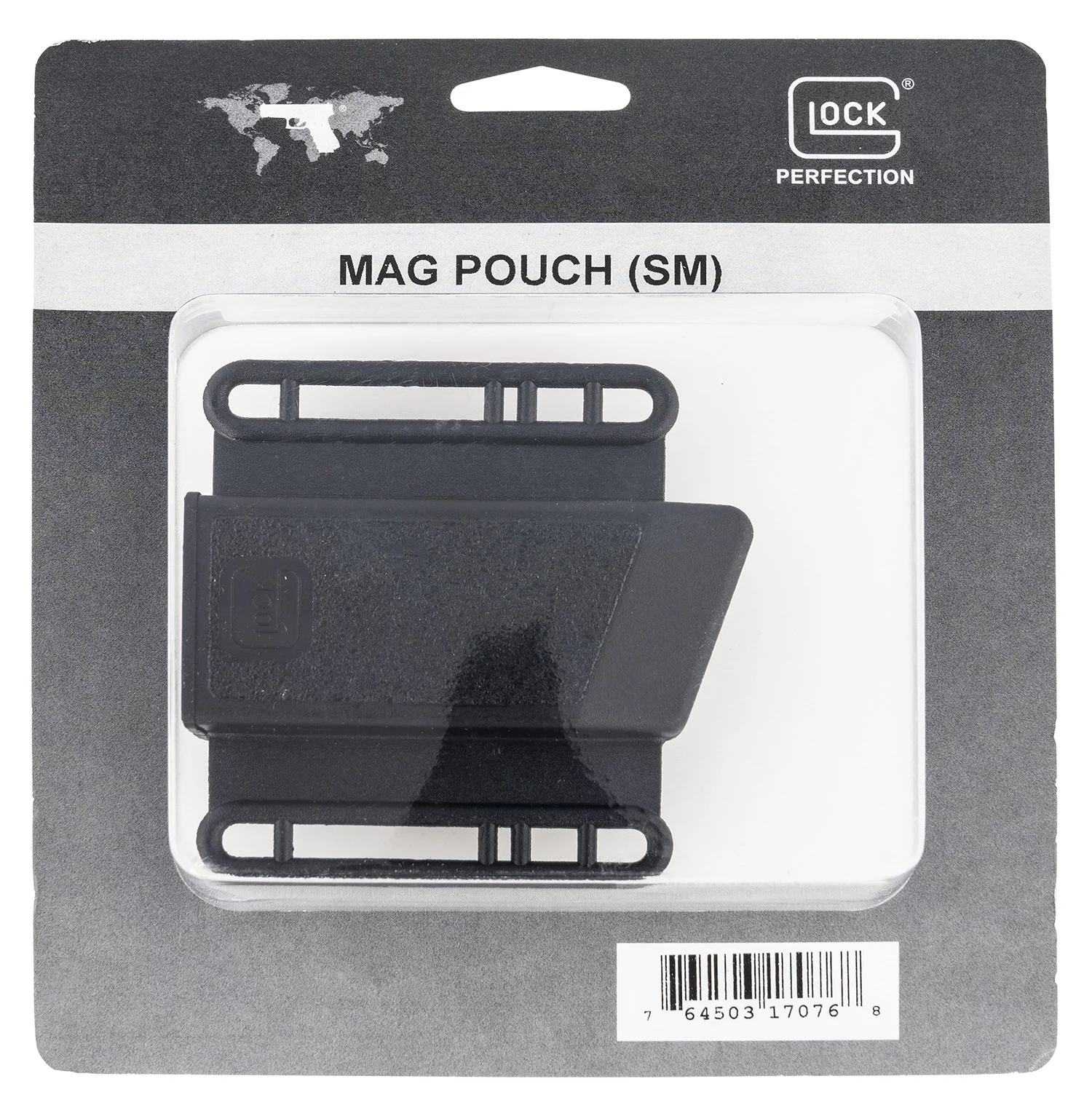 Glock MP17076 Mag PouchOWB Black Polymer, Belt Loop Mount Up To 2.25″, Fits G17/19/22/23/36/27/34/35
