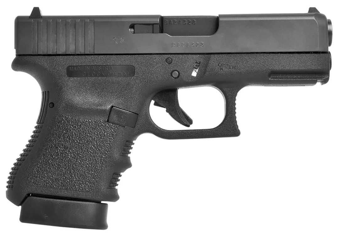 Glock UI3650201FGR G36 Gen3 Sub-Compact 45 ACP 6+1 3.78″ Black Steel Barrel, Matte Black Serrated Slide, Black Polymer Frame w/Picatinny Rail, Black Textured Finger Grooved Polymer Grip, USA Made