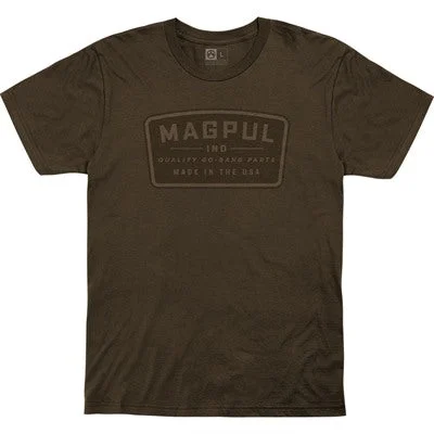 Go Bang Parts Cotton T-Shirt Medium Brown Short Sleeve