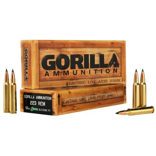 Gorilla GA22355SBK Gorilla Match 223 Rem 55 gr Sierra BlitzKing 20 Bx/ 10 Cs