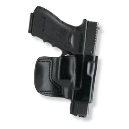 Gould & Goodrich-Conceal, Belt Slide Holster Color- Black, Right Hand, Fits belt up to 1 3/4 in Open Top. Fits Glock 30, S&W CS40, S&W CS9, Taurus PT140, Sig 239