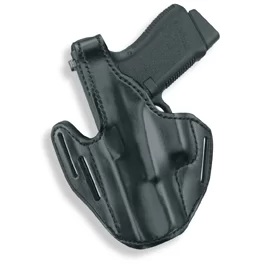 Gould & Goodrich Concealment 733 Three-Slot Pancake Holster, Black, Left Hand, J Frame
