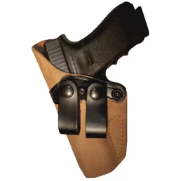 Gould & Goodrich Concealment 808 Inside Trouser Holster, Natural Roughout Leather, Left Hand, Glock 26