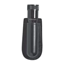 Gould & Goodrich Flashlight Holder Color -Black Weave Leather, Fits belts up to 2-1/4 Holds Streamlight Stinger LED, DS LED Flashlight, Poly Stinger