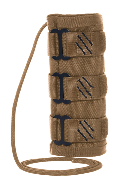 GPS Tactical Suppressor Cover 6.50" Tan 1000D Nylon with Tether Line