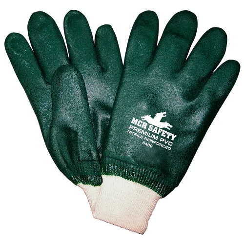 Green Sandy Pvc Knit Wrist Jersey