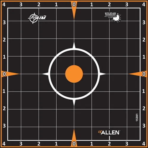 GRID TARGET 6-PK 8"X8"ALLEN EZ AIM SPLASH ADHESIVE