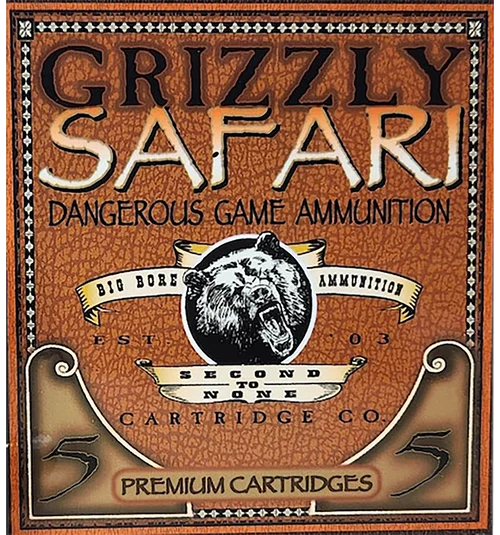 Grizzly Ammo 500-416 Nitro Express 400gr Solid Brass, 5rd Box