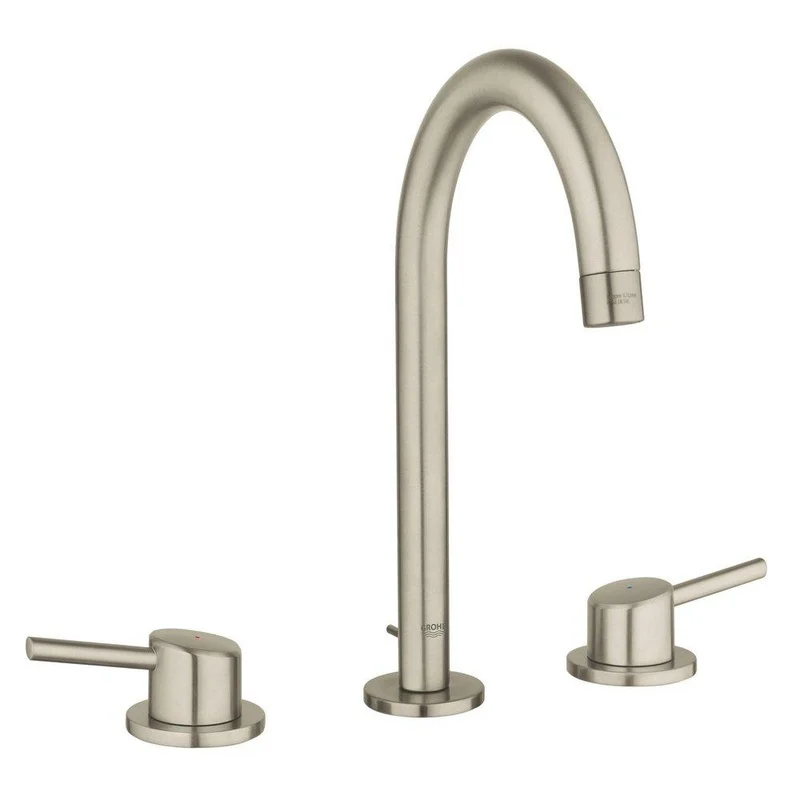 GROHE Concetto Two Handle Widespread Bathroom Sink Faucet in Brushed Nickel Infinity Finish | Ferguson