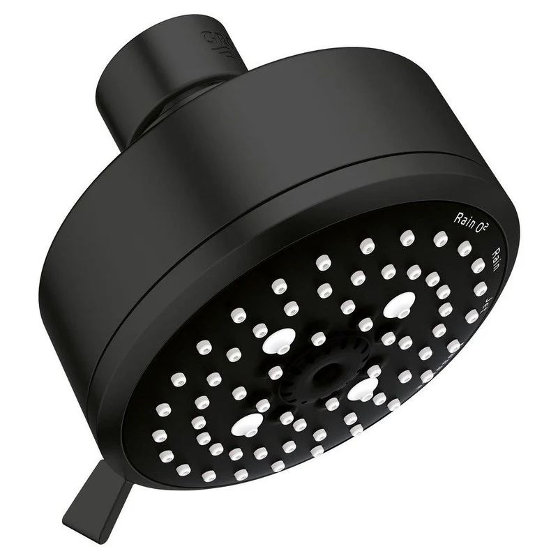 GROHE Tempesta Cosmopolitan Multi Function Showerhead in Matte Black | Ferguson