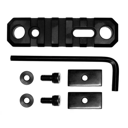 Grovtec US Inc GTSW192 Picatinny Rail Stock AR Black Hardcoat Anodized