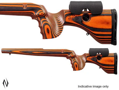 GRS HUNTER LIGHT STOCK TIKKA T3/ T3X ORANGE / BLACK LEFT HAND