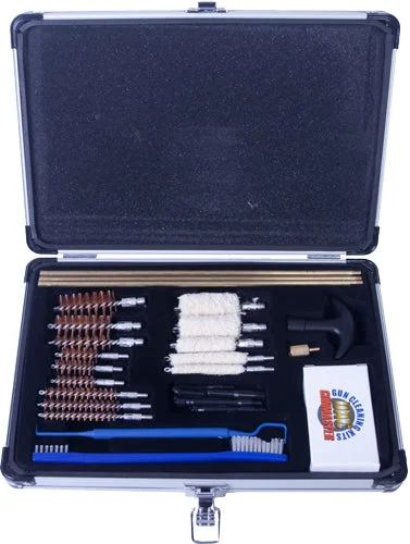 GUNMASTER UNIVERSAL SELECT .22 CLEANING KIT ALUM CASE 30 PCS.