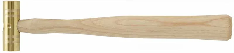 Gunsmith's Brass Hammer,4 ounce head, 12" hickory handlemade in the USA