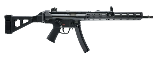 H&K SP5L 9mm Luger 10+1 16.50" Overall Black M-LOK Handguard, Aluminum Receiver, SB Tactical Brace & Polymer Grip