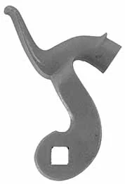 Hammer, right, wax cast steel, 1.5" throw