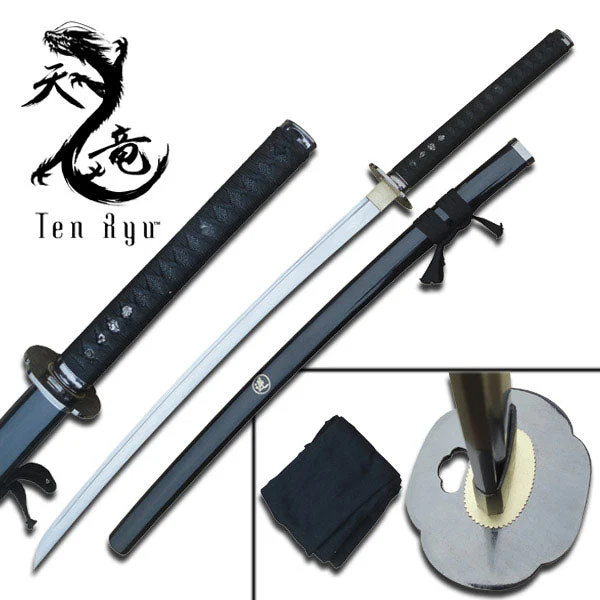 Hand Forged Samurai Sword (TR-024BK)