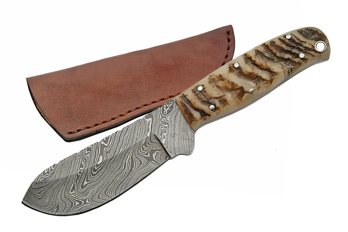 Handmade Custom Damascus Skinning Knife